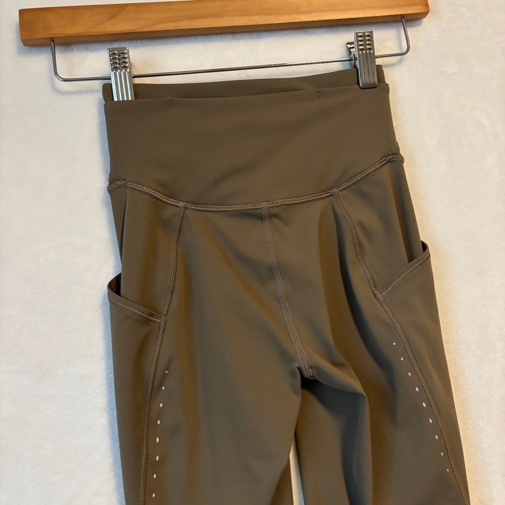 Lululemon womens leggings Fast and Free High-Rise Tight  pockets Nomad size 0‎ - Picture 11 of 13